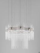 Diadema suspension round flower chandelier Ø 100 cm