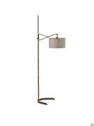 Lia vintage wrought iron lamp by Cantori in the floor-standing version.