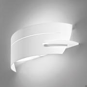 Lamp Roundabout - white metal wall sconce model