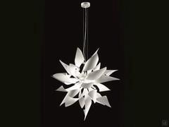 Fred metal pendant lamp in a big sized model