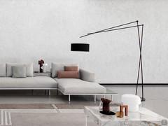 Floor lamp with adjustable arm Effimera, ideal in the sitting room near the sofa