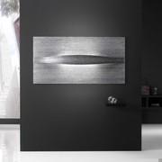 Artistic wall lamp Skin cm 140 x 75 in Silver finish