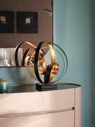 Modern bronze lamp Rodin by Cantori, dresser-mounted version