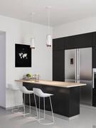 Pendant lamps Tulipa ideal for the snack-bar counter in the kitchen