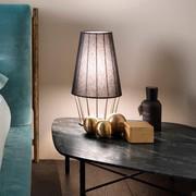 Modern fabric lamp Sofia by Cantori, also perfect on bedside tables in the bedroom