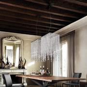 Venezia beaded ceiling light by Cattelan - the rectangular model