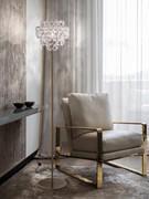 Minigiogali In floor lamp version with bronze frame