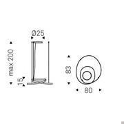 Scheme of Heaven circular suspended metallic lamp medium dimensions