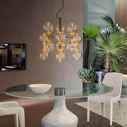  Sofì lamp by Bonaldo is perfect for a sophisticated dining room 