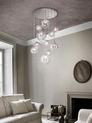 Cluster pendant lamp Puppet with 12 light points 