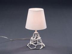 Pinha table lamp with white painted metal structure