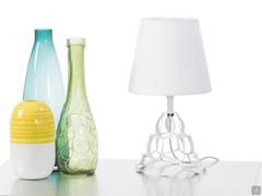 Pinha lamp, small table version in white colour