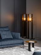 Bio-s floor lamp by Bonaldo, available with clear natural or smoked glass shade