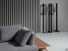 Bio-s floor lamp by Bonaldo with metal frame, matching the Aliante sofa