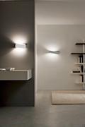 Zig Zag wall light with double emission in the small and medium versions