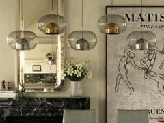 Coimbra pendant lamp composition by Cattelan in two colours dark grey and bronze