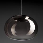  La Mariée pendant lamp in smoked blown glass