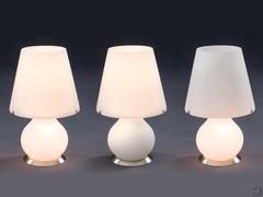 Eternity glass table lamp in the three way of switching