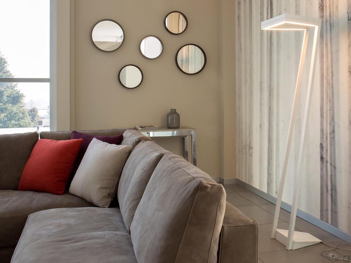 Iceland white design metal floor lamp