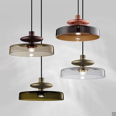 Modern industrial-style lamp Tread by Vistosi