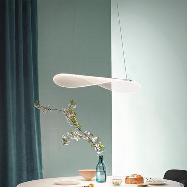 Modern leaf-shaped chandelier Diphy by Linea Light