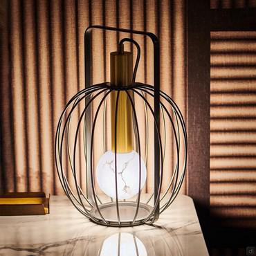 Design lamp with metal cage Eira