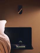 Adjustable wall lamp 1Night-2Nights, ideal for creating spotlights on bedside tables in the bedroom