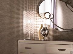 Gioia crystal bedside lamp by Cantori