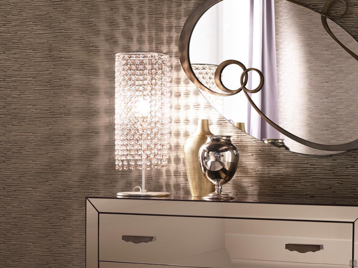 Gioia crystal bedside lamp by Cantori