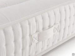 Detail of the side grips facilitating the handling of the mattress