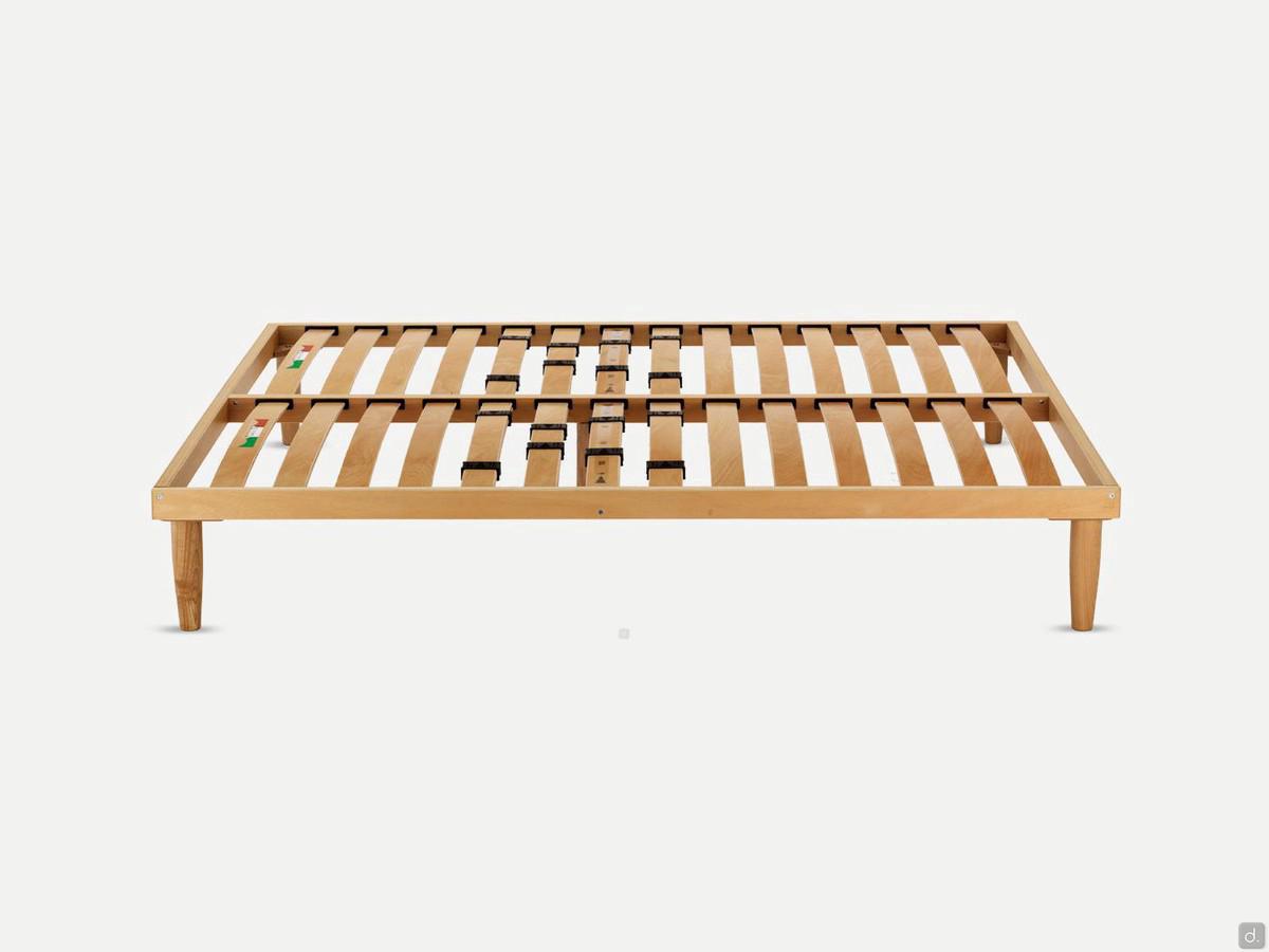 Wood Frame slatted bed base for double beds