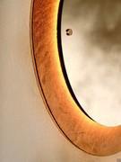 Nabil mirror with coloured glass frame