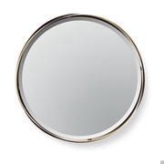 Round mirror with steel frame Rodin by Cantori