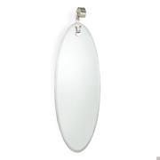 Mirabelle large oval mirror with iron hook