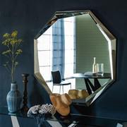 Emerald octagonal design mirror by Cattelan