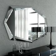 Emerald octagonal design mirror by Cattelan - rectangular model