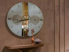 Designer mirror clock Times by Cattelan 