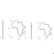 Measurements of the Africa mirror by Cattelan