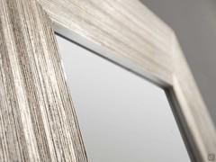 Detail of the particular finish larice coated silver leaf