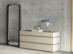 Cincinnati rectangular mirror matched with drawers from the same collection