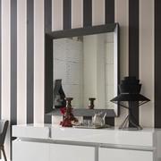 Taxedo Italian mirror with leather frame by Cattelan