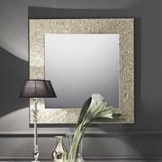 Asia mirror with square shape and a champagne finish by Cantori