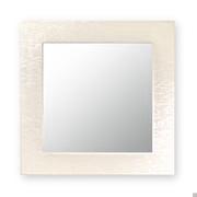 Asia mirror with square shape and a mother-of-pearl finish by Cantori