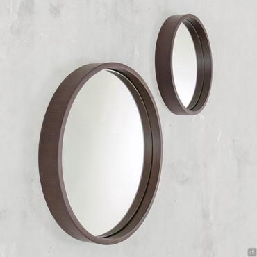 Hopes round bronze mirror