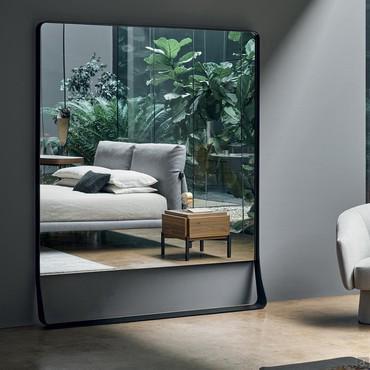 Rectangular bedroom mirror Narciso by Bonaldo