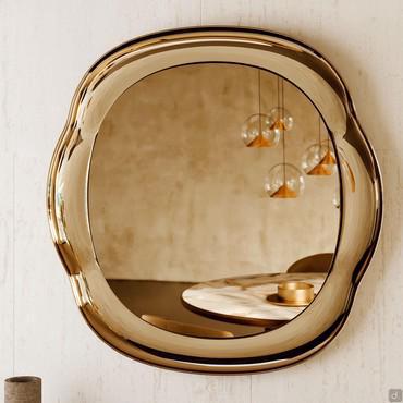 Henri mirrored crystal wall mirror