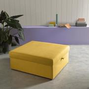 Removable upholstered Rosella ottoman bed useful as a seat or footrest