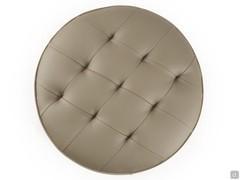 Cobalto tufted ottoman, view from above