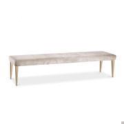 Velvet upholstered bench Cocò by Cantori