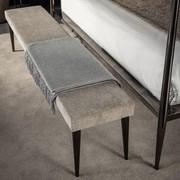 Wide range of upholstery for the Cocò bench from Cantori